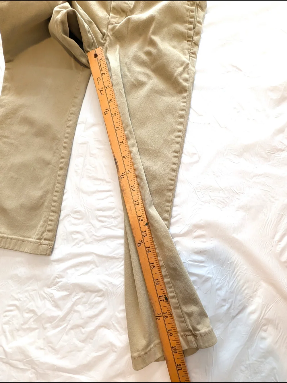 Childrens Place Boys Khaki Tan Chino Dress Pants School Uniform Size 7 READ DESC